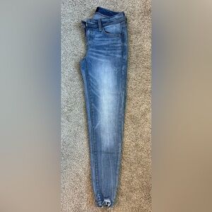 Women’s Buckle Black Skinny Ankle Jeans size 24